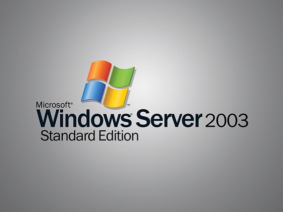 Image of Windows Server 2003 logo.