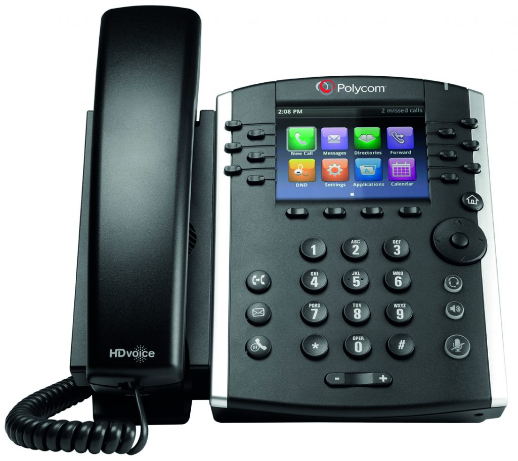 Image of Polycom VVX 410 IP handset for Horizon Hosted Call Centre